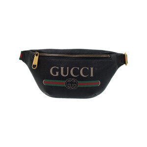 GUCCI Leather Belt Crossbody Bum Bag Body